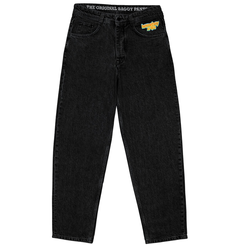 Homeboy - x-tra BAGGY Denim - Washed Black - Baggy Fit Jeans