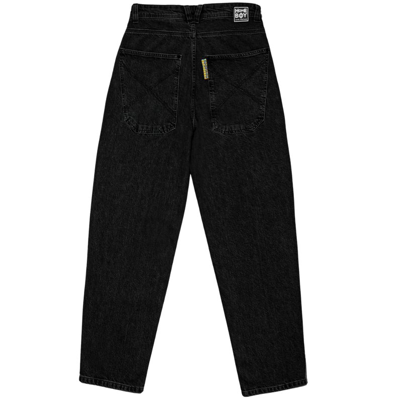 Homeboy - x-tra BAGGY Denim - Washed Black - Baggy Fit Jeans