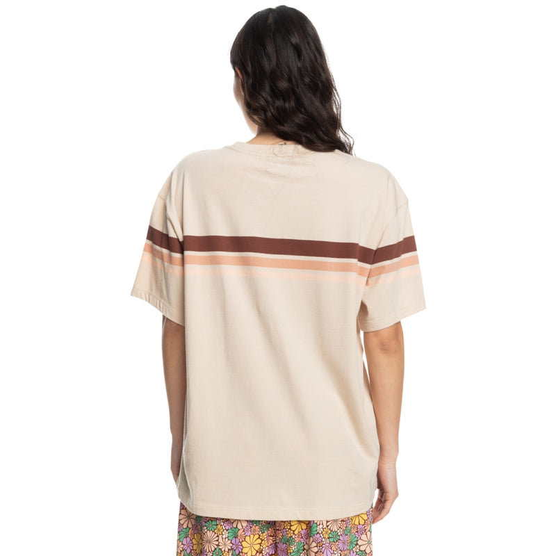 Roxy - THE COLORFUL BEACH - TAPIOCA - T-Shirt