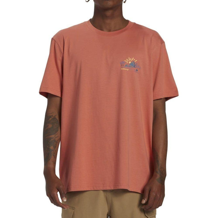 Billabong - PANORAMA SS - CORAL - T-Shirt