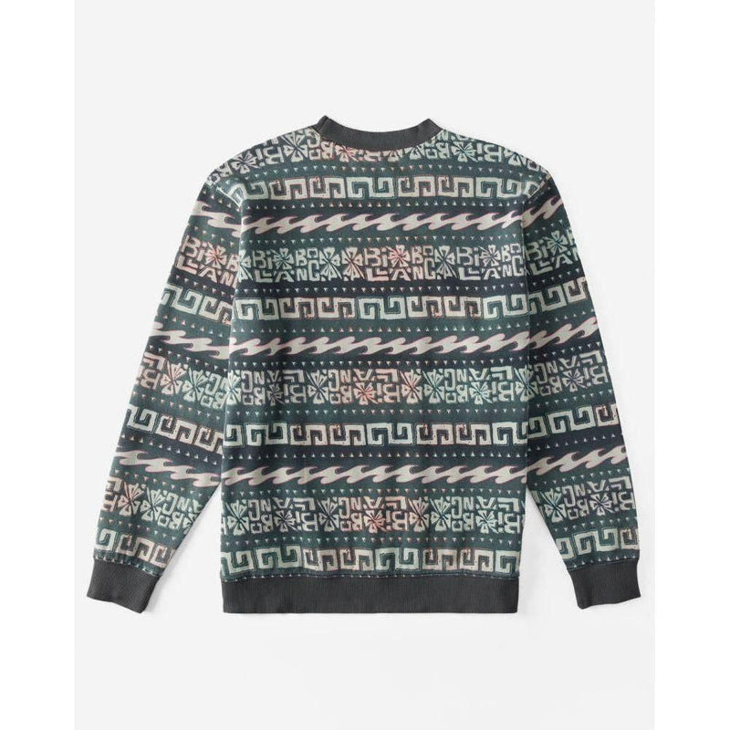 Billabong - HALFRACK FLEECE CREW - BLACK - Crew Sweater