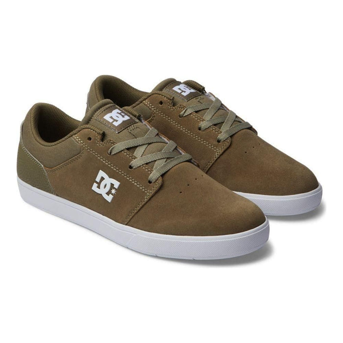 DC - CRISIS 2 - OLIVE/WHITE - Skateschuh