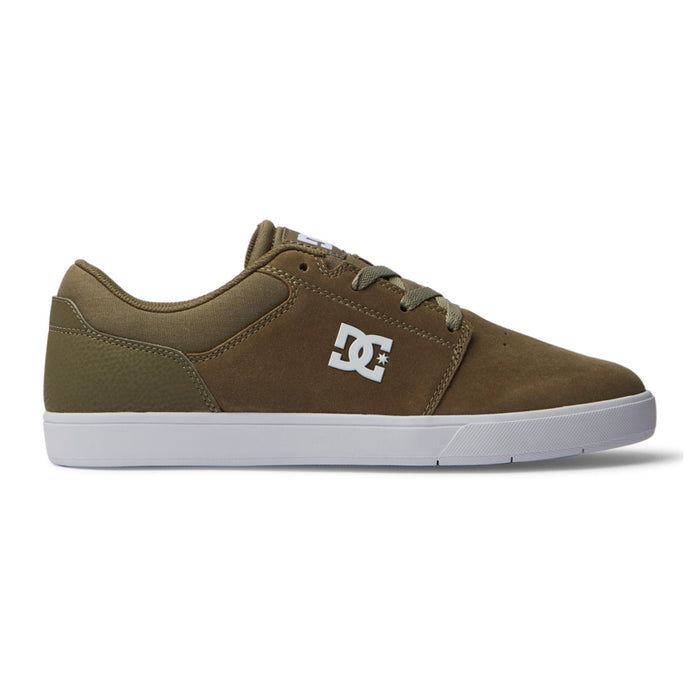DC - CRISIS 2 - OLIVE/WHITE - Skateschuh