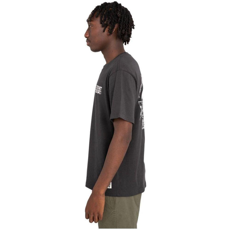 Element - TIMBER JESTER SS - OFF BLACK - T-Shirt