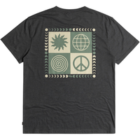 Quiksilver - PEACE PHASE SS TEE - TARMAC - T-Shirt