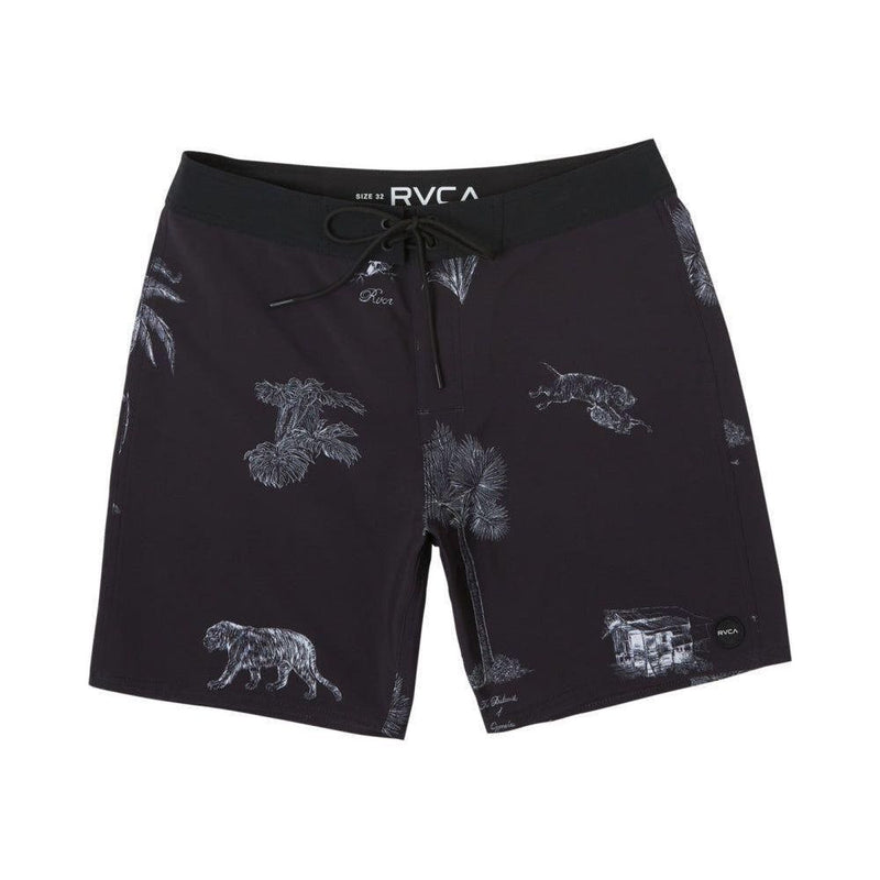 RVCA - VA PIGMENT TRUNK - BLACK/WHITE - Swimshort Men