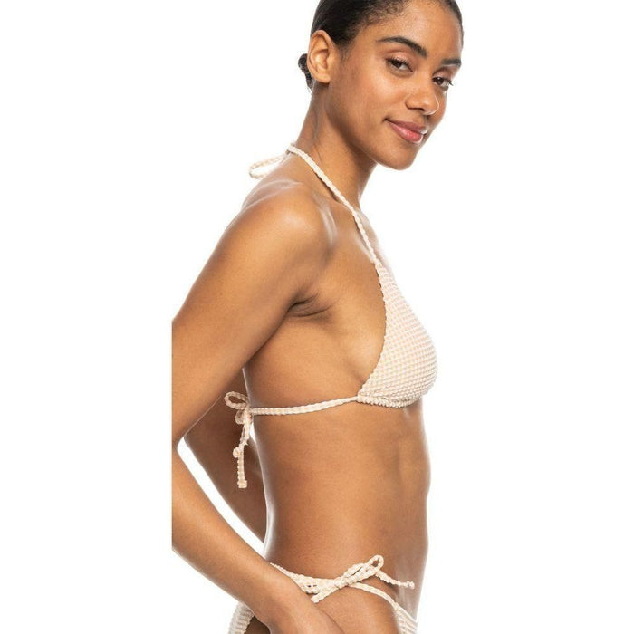 Roxy - GINGHAM TIKI TRI - PORCINI - Bikini Top