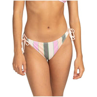Roxy - VISTA STRIPE TIE SIDE CHEEKY - AGAVE GREEN VERY VISTA STRIPE - Bikini Hose