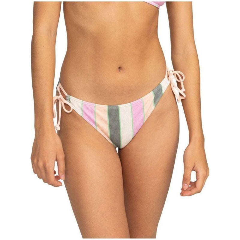 Roxy - VISTA STRIPE TIE SIDE CHEEKY - AGAVE GREEN VERY VISTA STRIPE - Bikini Hose