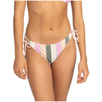 Roxy - VISTA STRIPE TIE SIDE CHEEKY - AGAVE GREEN VERY VISTA STRIPE - Bikini Hose