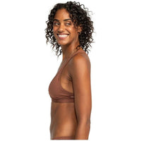 Roxy - SILKY ISLAND ELONGATED BRA - ROOT BEER - Bikini Hose