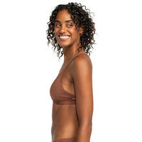 Roxy - SILKY ISLAND ELONGATED BRA - ROOT BEER - Bikini Hose