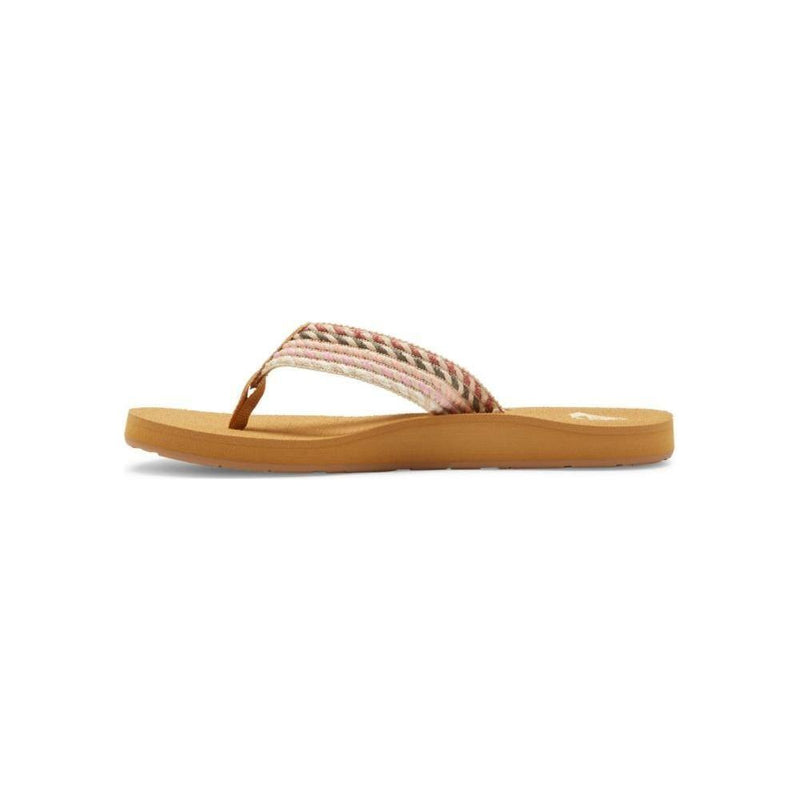 Roxy - PORTO ROPE - NATURAL/CRAZY PINK - Flip Flop