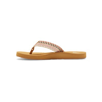 Roxy - PORTO ROPE - NATURAL/CRAZY PINK - Flip Flop