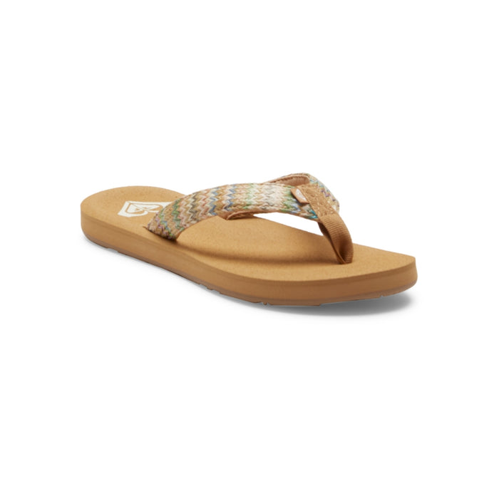 Roxy - PORTO RAFFIA II - MULTI/OLIVE - Flip Flop