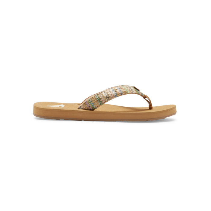 Roxy - PORTO RAFFIA II - MULTI/OLIVE - Flip Flop