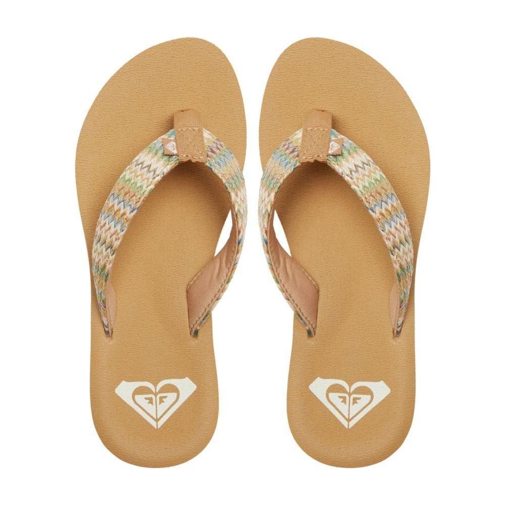 Roxy - PORTO RAFFIA II - MULTI/OLIVE - Flip Flop