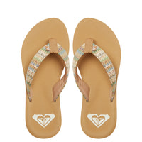 Roxy - PORTO RAFFIA II - MULTI/OLIVE - Flip Flop
