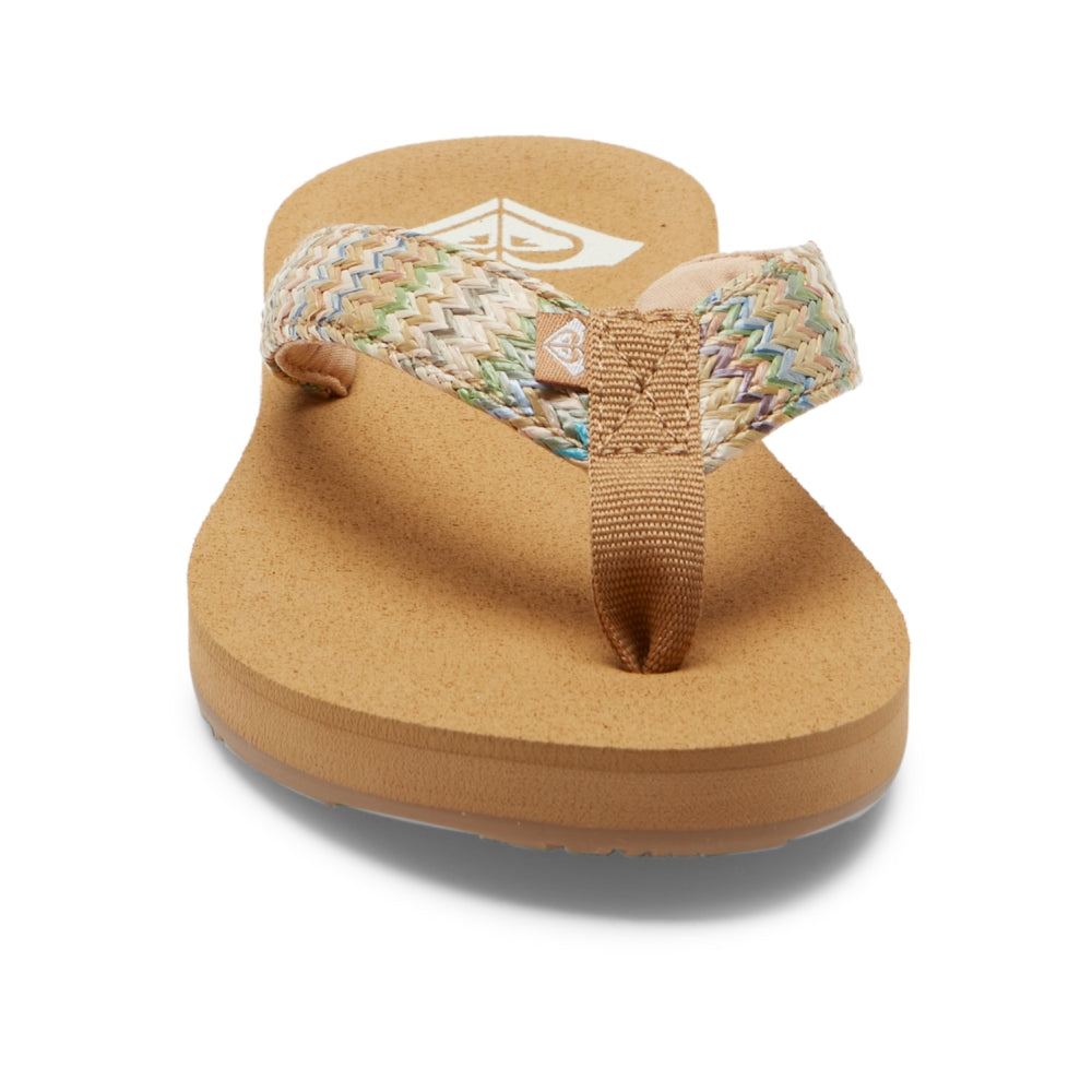 Roxy - PORTO RAFFIA II - MULTI/OLIVE - Flip Flop