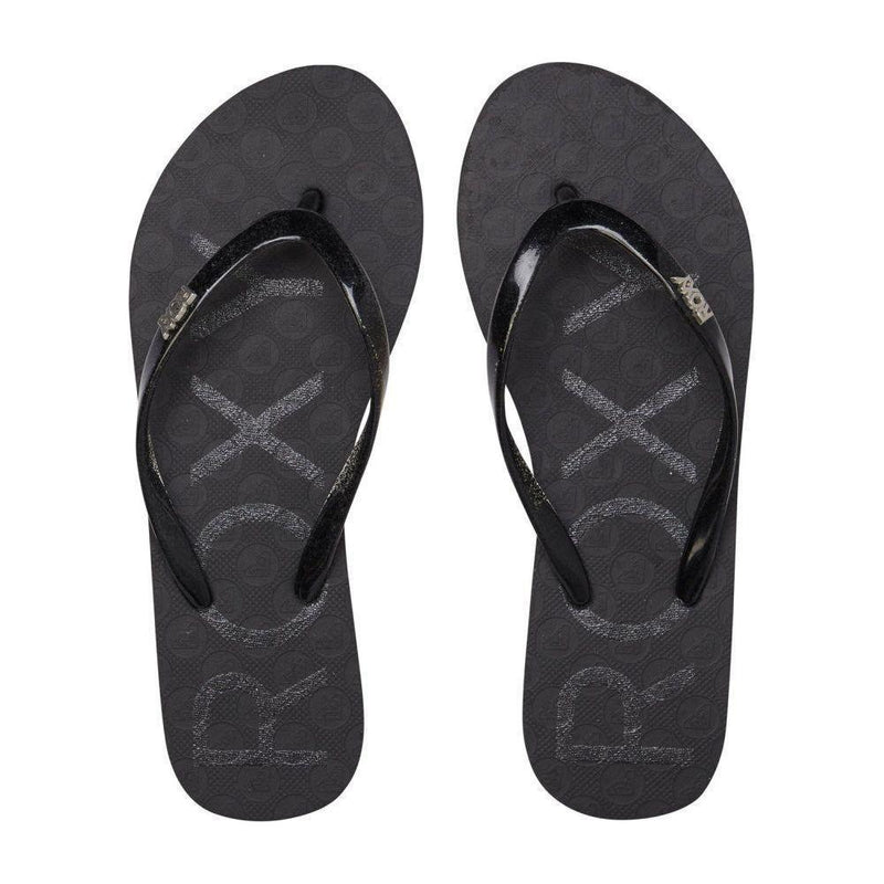Roxy - VIVA SPARKLE - BLACK - Flip Flop