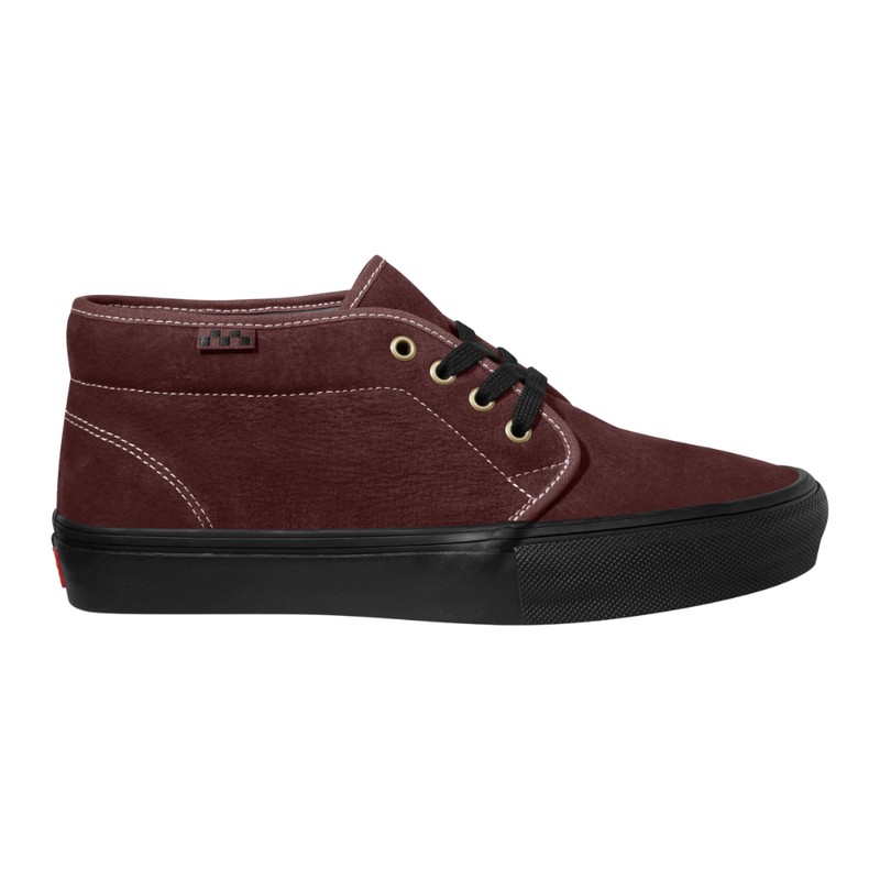 Vans - MN Skate Chukka  - DARK RED/BLACK - Skateschuh