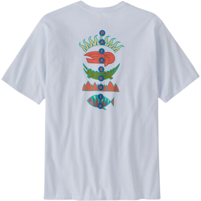 Patagonia - Ms Fitz Roy Wild Responsibili-Tee - White - T-Shirt