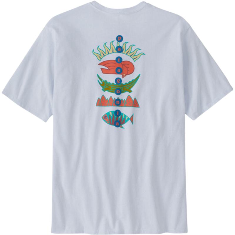 Patagonia - Ms Fitz Roy Wild Responsibili-Tee - White - T-Shirt