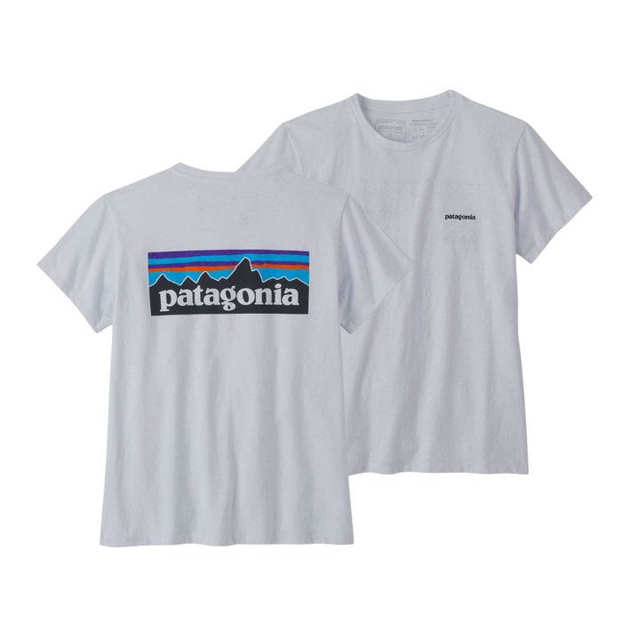 Patagonia - Ws P-6 Logo Responsibili-Tee - White - T-Shirt