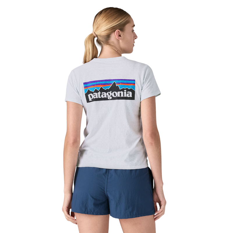 Patagonia - Ws P-6 Logo Responsibili-Tee - White - T-Shirt