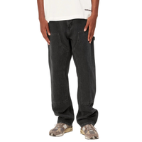 Carhartt - Double Knee Pant - Black stone washed - Straight Fit Pant