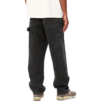Carhartt - Double Knee Pant - Black stone washed - Straight Fit Pant