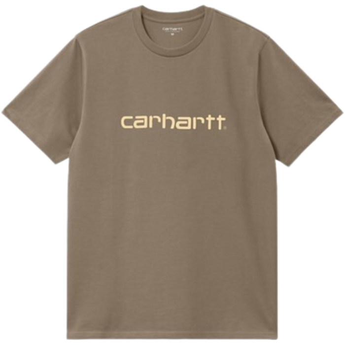 Carhartt - S/S Script T-Shirt - Branch / Rattan - T-Shirt