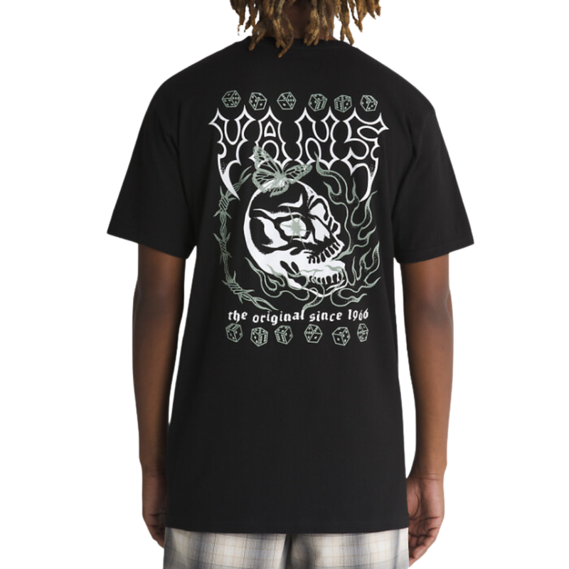 Vans - LUCKY STREAK SS TEE  - Black - T-Shirt