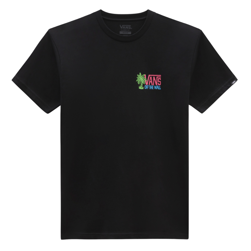 Vans - VANS PALM LINES SS TEE  - Black - T-Shirt