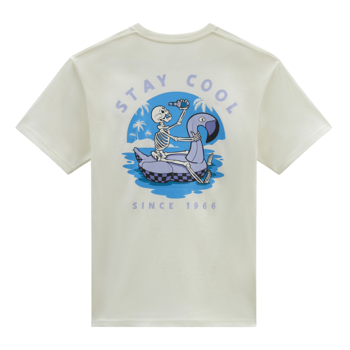 Vans - BEER FLOAT SS TEE  - Marshmallow - T-Shirt