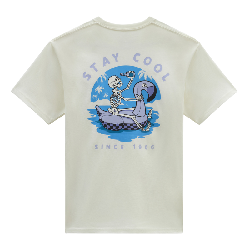 Vans - BEER FLOAT SS TEE  - Marshmallow - T-Shirt