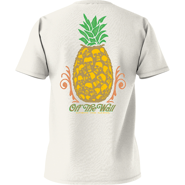Vans - PINEAPPLE SKULL SS TEE  - Marshmallow - T-Shirt
