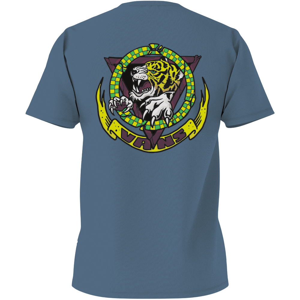 Vans - TIGER PAWS SS  - Copen Blue - T-Shirt