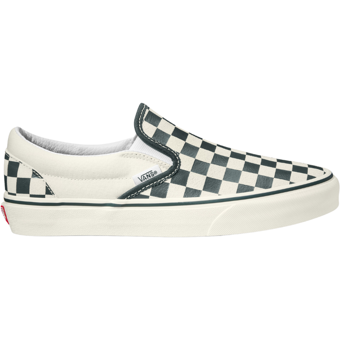 Vans - Classic Slip-On - CHECKERBOARD GREEN/TRUE WHITE - Slip-On