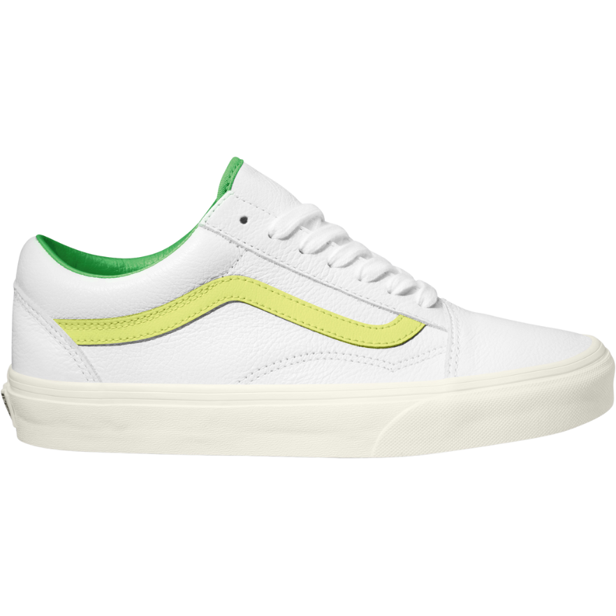Vans - Old Skool - PREMIUM LEATHER SUNNY LIME - Sneaker