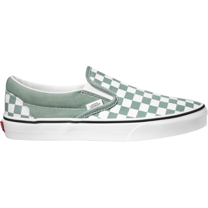 Vans - Classic Slip-On    - COLOR THEORY CHECKERBOARD ICEBERG GREEN - Slip-On