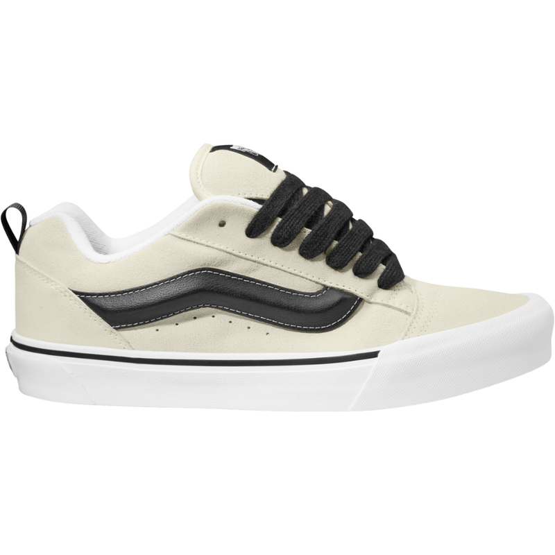 Vans - Knu Skool SUEDE  - SUEDE WHITE/BLACK - Sneaker
