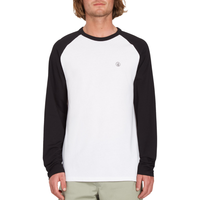 Volcom - PEN BSC LST - BLACK - T-Shirt Langarm