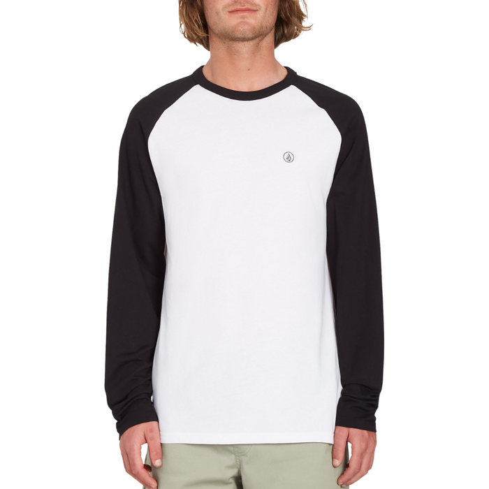 Volcom - PEN BSC LST - BLACK - T-Shirt Langarm