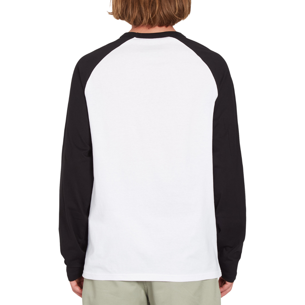 Volcom - PEN BSC LST - BLACK - T-Shirt Langarm