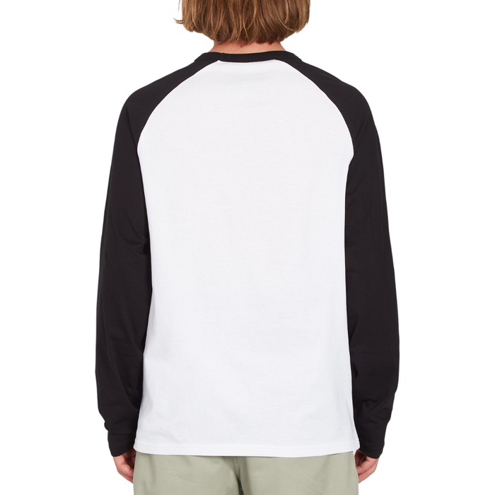 Volcom - PEN BSC LST - BLACK - T-Shirt Langarm