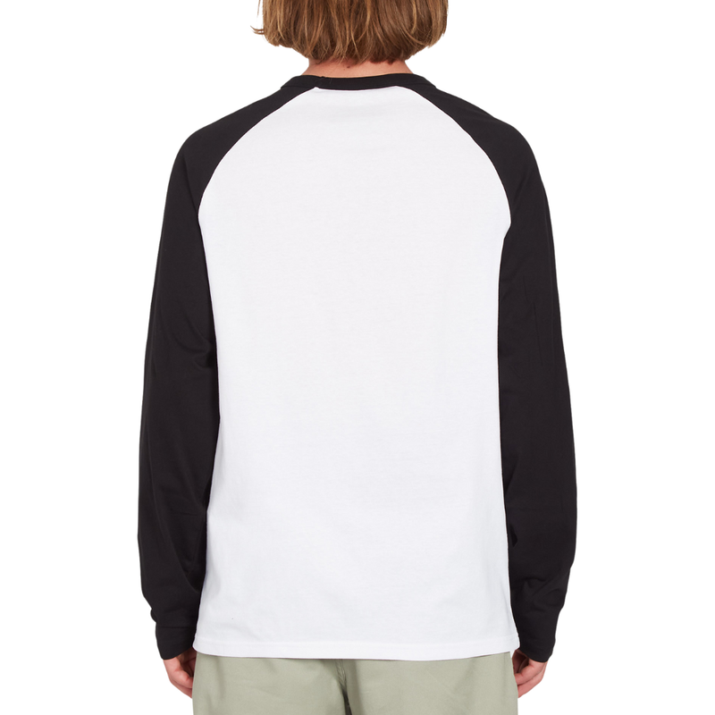 Volcom - PEN BSC LST - BLACK - T-Shirt Langarm