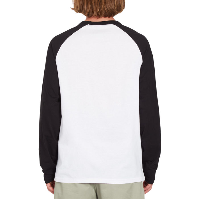 Volcom - PEN BSC LST - BLACK - T-Shirt Langarm