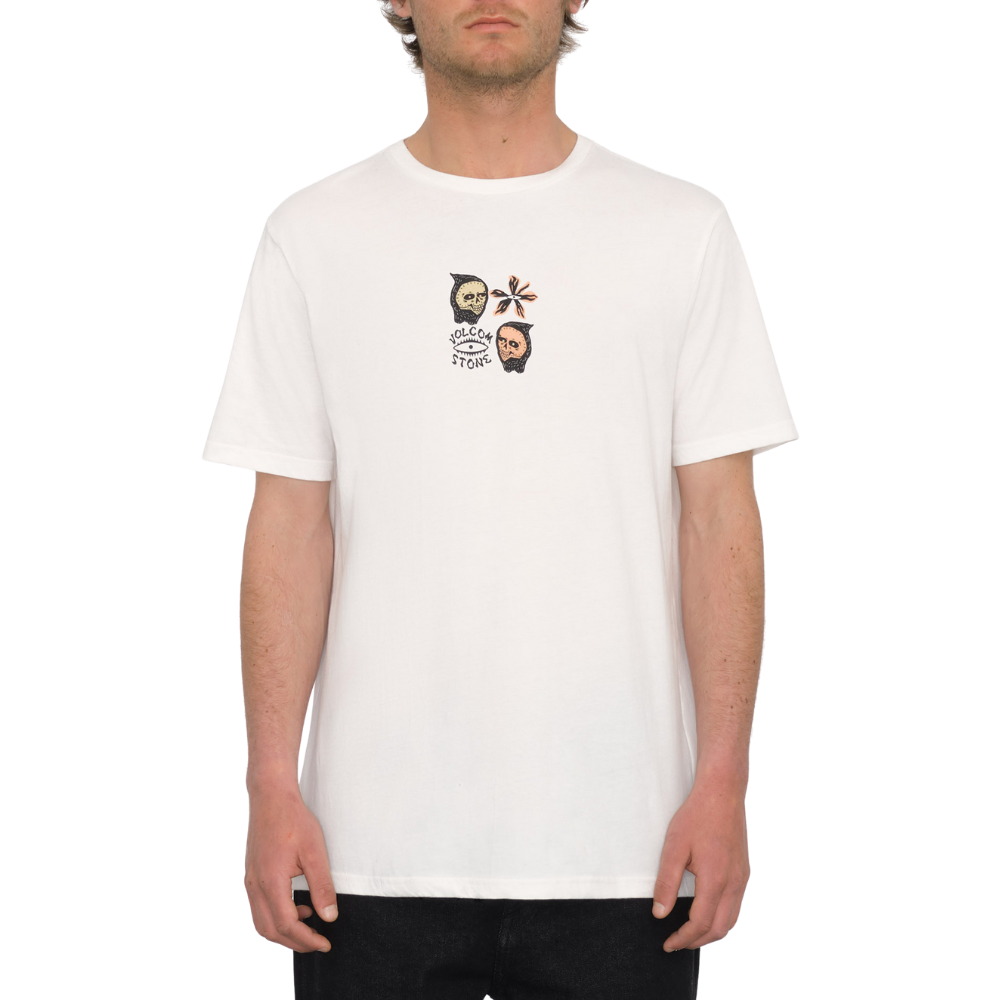 Volcom - FLOWER BUDZ FTY SST - OFF WHITE - T-Shirt