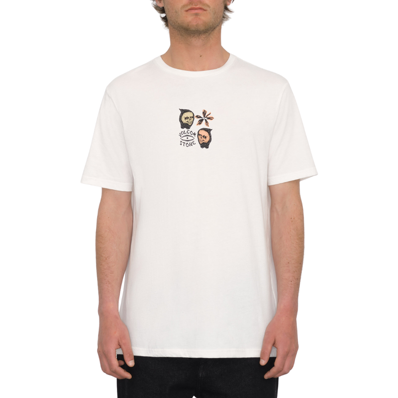 Volcom - FLOWER BUDZ FTY SST - OFF WHITE - T-Shirt